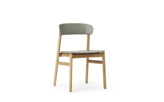 Normann Copenhagen - Stol - Herit Chair - Eg/Støvet grøn