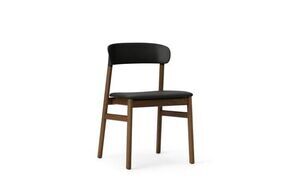 Normann Copenhagen - Herit Chair Læder - Sort/Smoked Oak