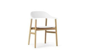 Normann Copenhagen - Stol - Herit Armchair - Eg/Hvid