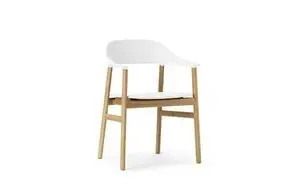 Normann Copenhagen - Stol - Herit Armchair - Eg/Hvid