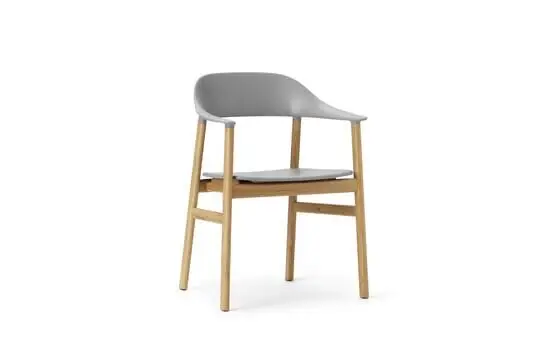 Normann Copenhagen - Stol - Herit Armchair - Eg/Grå