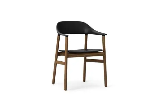 Normann Copenhagen - Stol - Herit Armchair - Røget eg/GrNormann Copenhagen - Stol - Herit Armchair - Røget eg/Sort