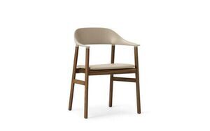 Normann Copenhagen - Herit Armchair Læder - Sand/Smoked Oak