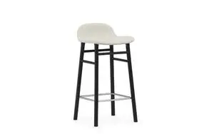 Normann Copenhagen - Form Barstool 65 cm Full Upholstery Black Oak