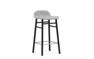 Normann Copenhagen - Form Barstool 65 cm Full Upholstery Black Oak