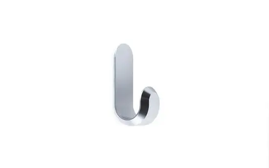 Normann Copenhagen - Curve Mini Knage - sæt med 2 styk - Sølv 