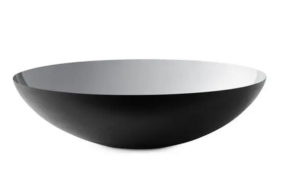 Normann Copenhagen Krenit Skål - Ø 38 cm - sølv