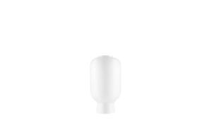 Hvid, cylindrisk glaskomponent med glat overflade fra Normann Copenhagen - Amp Chandelier.