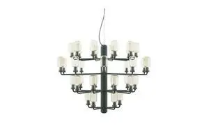 Normann Copenhagen - Amp Chandelier Large - Gold/green