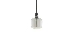 Normann Copenhagen lampe - Amp small (smoke/sort)