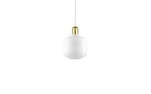 Normann Copenhagen - "Amp" Pendel - Small - Hvid/Messing