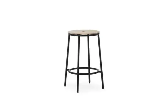 Normann Copenhagen - Circa Barstool 65 cm Black Steel