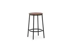 Normann Copenhagen - Circa Barstool 65 cm Uph. Black Steel