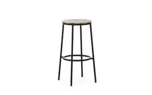 Normann Copenhagen - Circa Barstool 75 cm - Eg/Black Steel