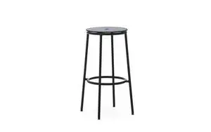 Normann Copenhagen - Circa Barstool 75 cm - Sort eg/Black Steel