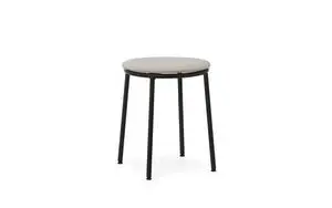 Normann Copenhagen - Circa Stool 45 cm - Sand Uph./Black Steel