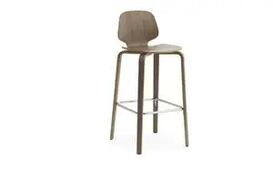Normann Copenhagen - My Chair Barstool 75 cm Walnut
