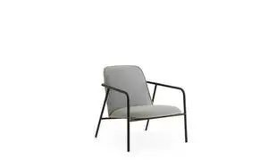 Normann Copenhagen - Pad Lounge Chair Low Black Steel