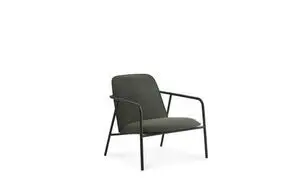 Normann Copenhagen - Pad Lounge Chair Low Black Steel