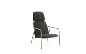 Normann Copenhagen - Pad Lounge Chair High Grey Steel