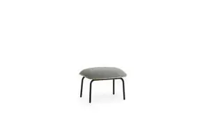 Normann Copenhagen - Pad Footstool Black Steel