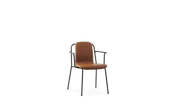 Normann Copenhagen - Studio Armchair Full Upholstery Black Steel