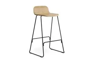 Normann Copenhagen - Just Barstool w. back 75 cm