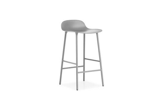 Normann Copenhagen - Form barstol 65 cm -grå/stål