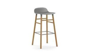 Normann Copenhagen - Form Barstool 75 cm - Grå/Oak