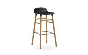 Normann Copenhagen - Form Barstool 75 cm - Sort/eg