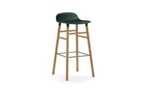 Normann Copenhagen - Form Barstool 75 cm - Grøn/eg