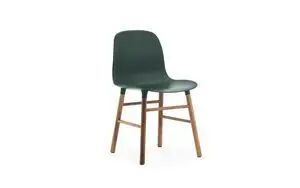 Normann Copenhagen - Form Chair - Grøn m. valnød ben