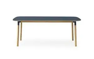Normann Copenhagen - Form Table 95 x 200 cm - Blå/Eg