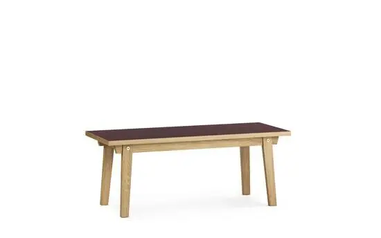 Normann Copenhagen - Slice Coffee Table 42 x 100 cm Linoleum