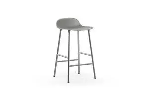 Normann Copenhagen - Form barstol 65 cm -grå/chrome