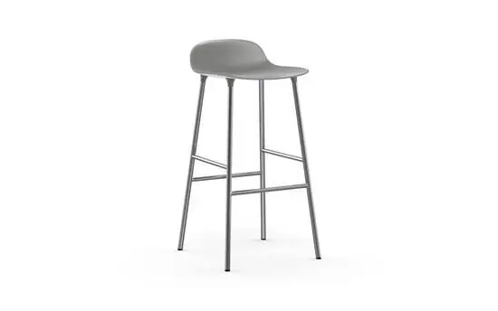 Normann Copenhagen - Form Barstool 75 cm Chrome