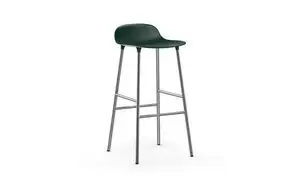 Normann Copenhagen - Form Barstool 75 cm - Grøn/Chrome
