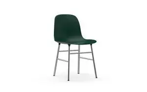Normann Copenhagen - Form Chair - Grøn m. Chrome ben