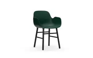 Normann Copenhagen - Form Armchair - Grøn m. sorte ben i eg