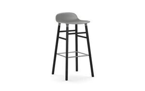 Normann Copenhagen - Form Barstool 75 cm - Grå/Sort eg