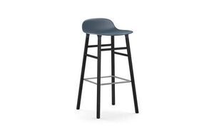 Normann Copenhagen - Form Barstool 75 cm - Blå/sort eg