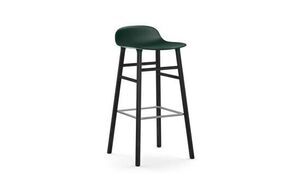 Normann Copenhagen - Form Barstool 75 cm - Grøn/Sort eg