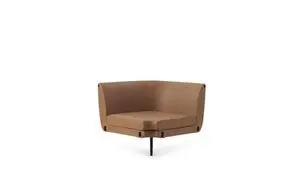 Normann Copenhagen - Sum Modular Sofa 150 Corner Black Alu