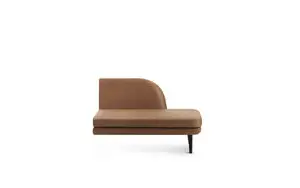 Normann Copenhagen - Sum Modular Sofa 330 Open Left Side Black Alu