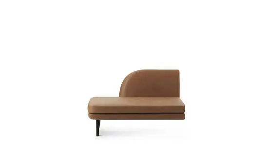 Normann Copenhagen - Sum Modular Sofa 340 Open Right Side Black Alu