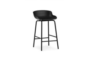 Normann Copenhagen - Hyg Barstool 65 cm - Sort/Sort stål