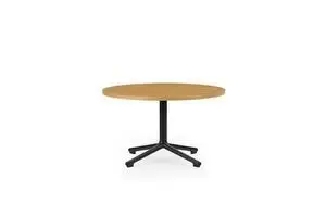 Normann Copenhagen - Lunar Coffee Table H40 Ø70 cm Black Alu