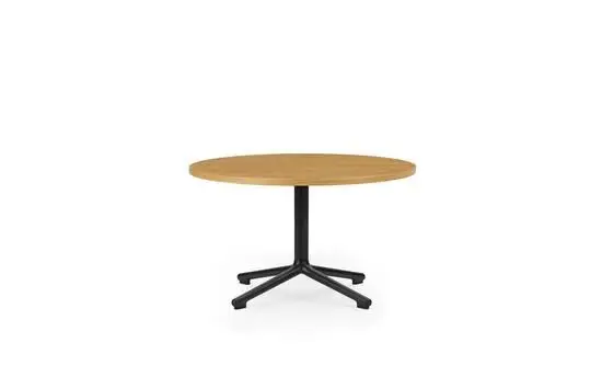 Normann Copenhagen - Lunar Coffee Table H40 Ø70 cm Black Alu