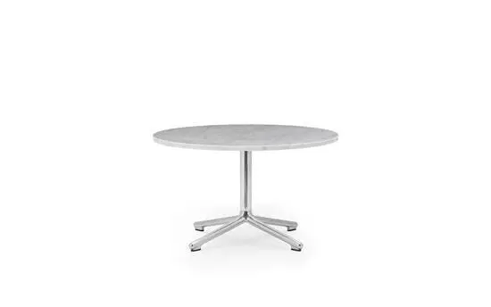 Normann Copenhagen - Lunar Coffee Table H40 Ø70 cm Alu