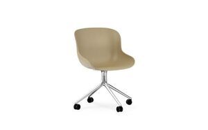 Normann Copenhagen - Hyg Chair Swivel 4W - Sand/Alu
